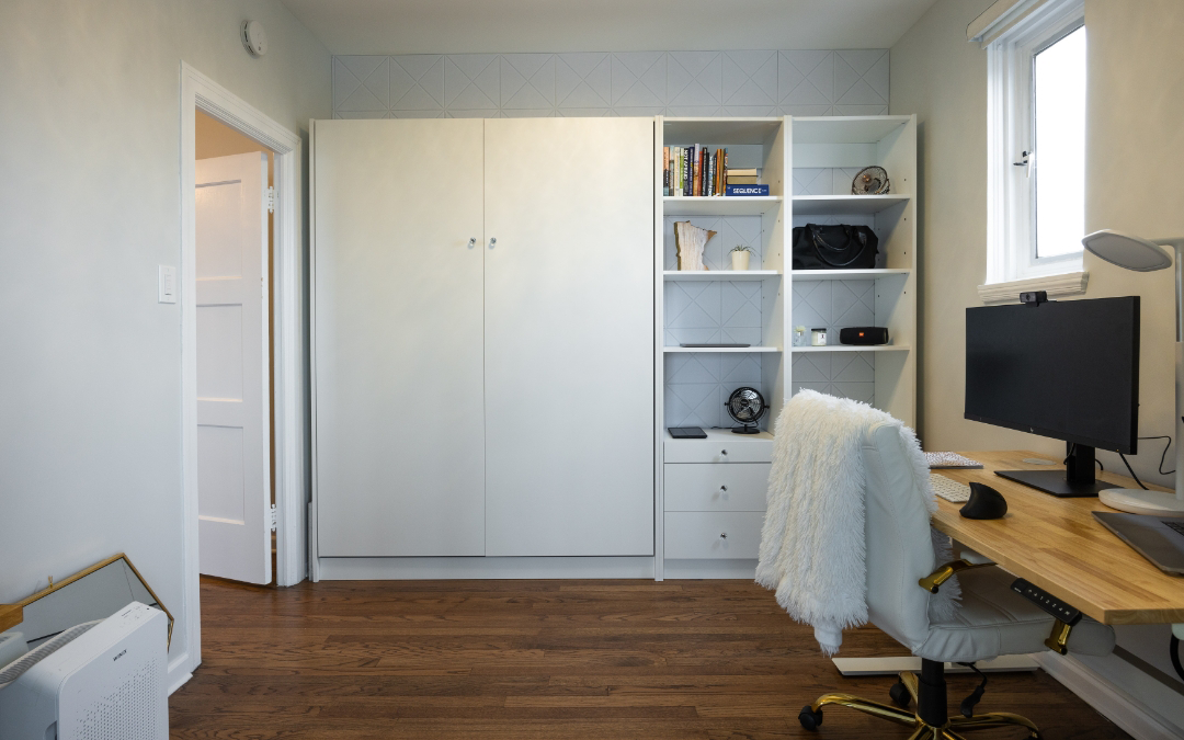 Green St - modern home remodel with wood floors and white cabinets