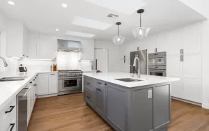 Saratoga - kitchen remodel with new appliances and countertops